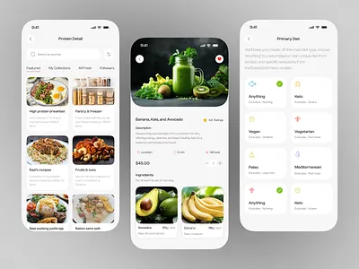 Meal Planner – Smart Meals, Delivered Your Way ai design app design budget planner cook book dribbble shot fitnessapp food app food delivery app health app healthy eating ios meal planner minimal ui mobile app mobile app design nutrition nutrition app product design tracking app ui ux
