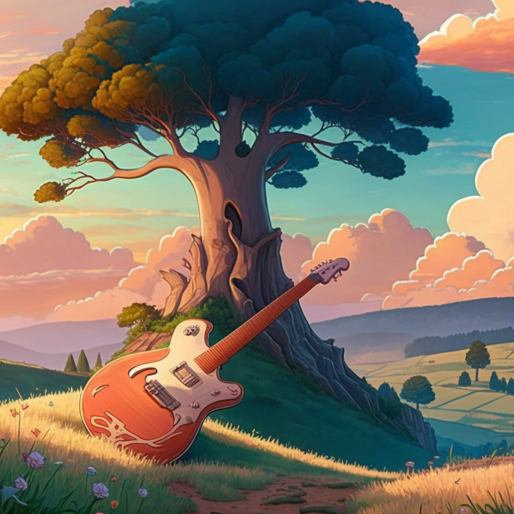guitar tree by Hash on Dribbble