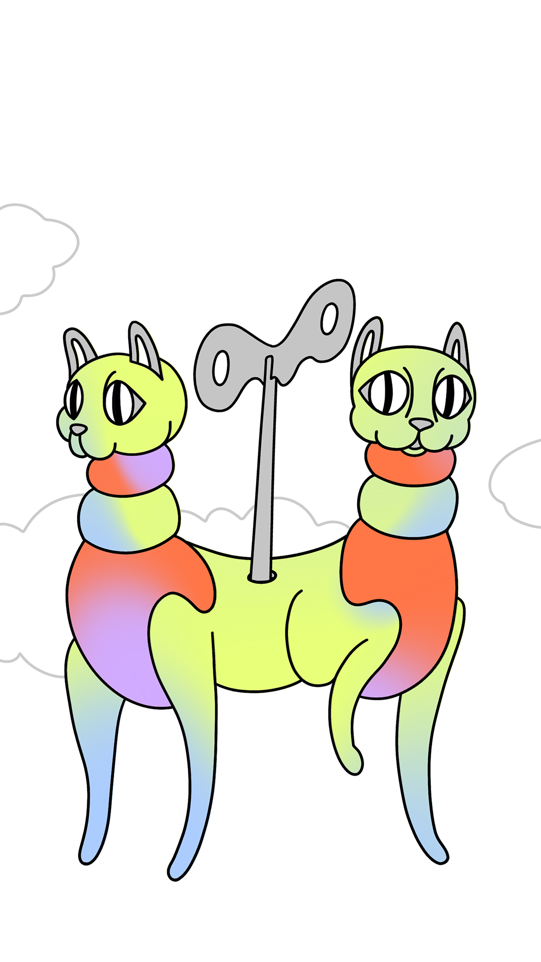 The Wind-up Toy animation character design doodle flat illustration ill illustration mascot motion graphics product illustration short animation wind up toy