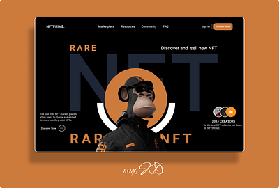 NFTPRIME. nft ui ui design uiux kd ux