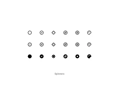 Status & Spinner Icons