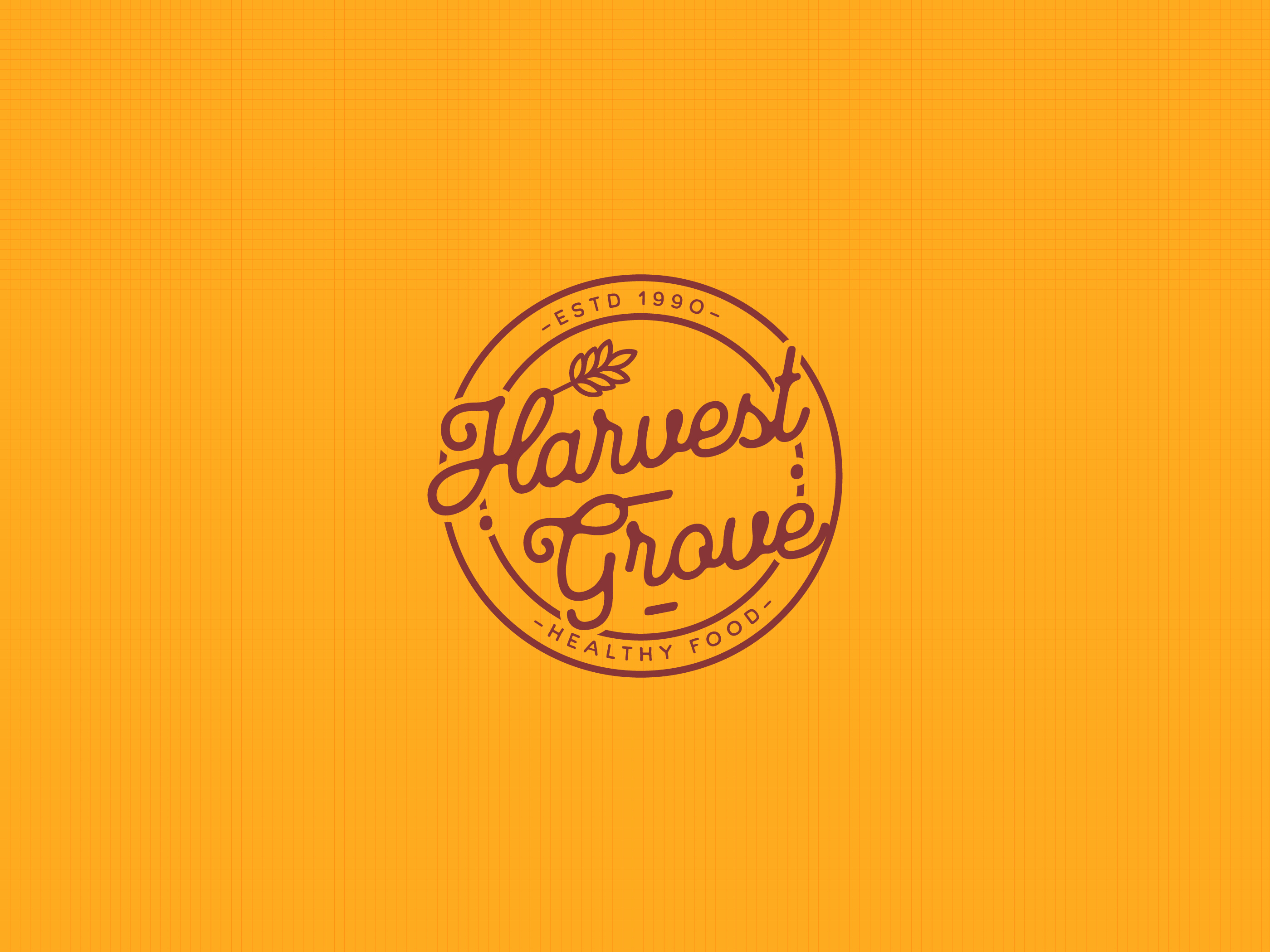 Harvest Grove – Modern Organic Restaurant Logo Design brand design brand identity design branding farm to table food drink fresh farm fresh food brand graphic design handcrafted typography healthy food branding logo logo creator logo design logo designer modern logo modern restaurant organic food brand restaurant branding restaurant logo design visual identity