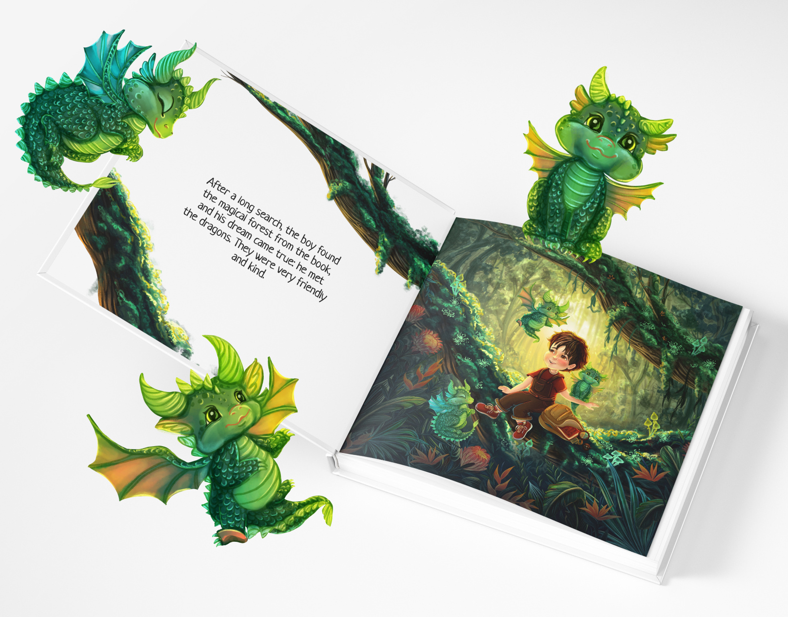 Illustration for a children's picture book about dragons 2d artist art book illustration book spread character design childrens book illustration childrens illustration digital art digital illustration drawing illustration illustrator