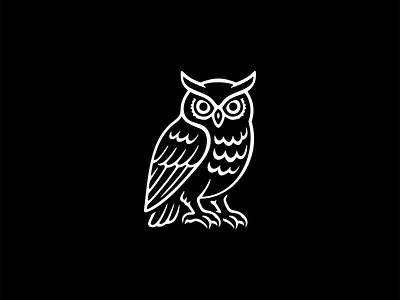 Wise Owl Logo bird branding design education emblem focus icon identity illustration knowledge logo mark nature owl symbol vector wise