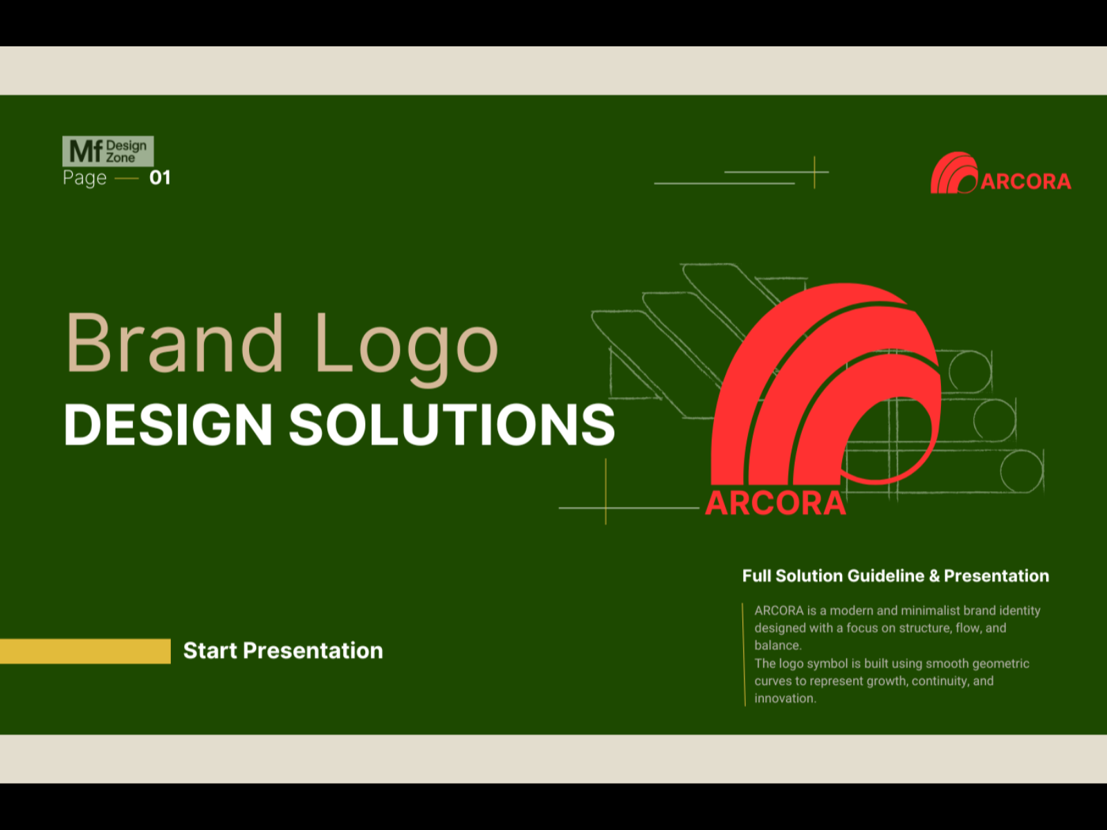 ARCORA – Minimalist Modern Logo & Brand Identity 3d brand guidelines brand identity branding branding design corporate branding creative logo graphic design logo logo design logo presentation minimalist logo modern logo motion graphics visual identity