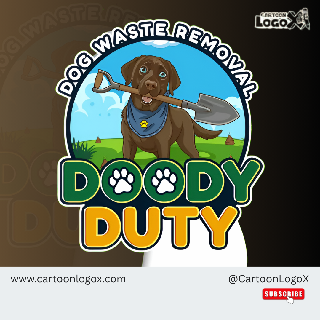Mascot Logo & Brand Identity for Dog Waste Removal CartoonLogoX brand design brand identity branding cartoonlogox character design creative branding dribbble design graphic design logo logo design mascot logo motion graphics pet business branding service branding