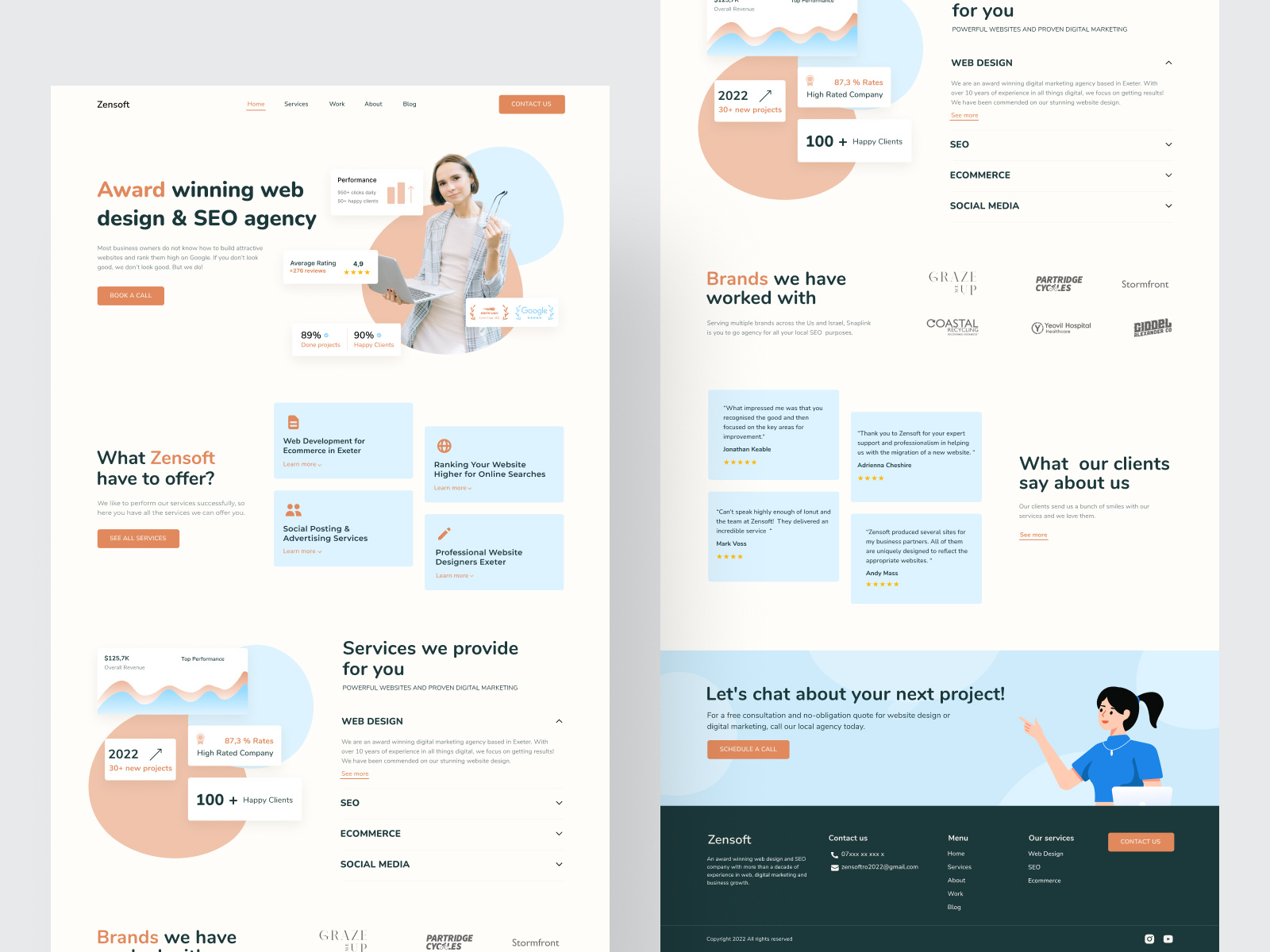 Example of High Converting Landing Page Design 