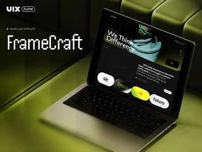 FrameCraft - A Cinematic Portfolio Experience for Modern Design cinematic designstudio modern design portfolio ui uidesign