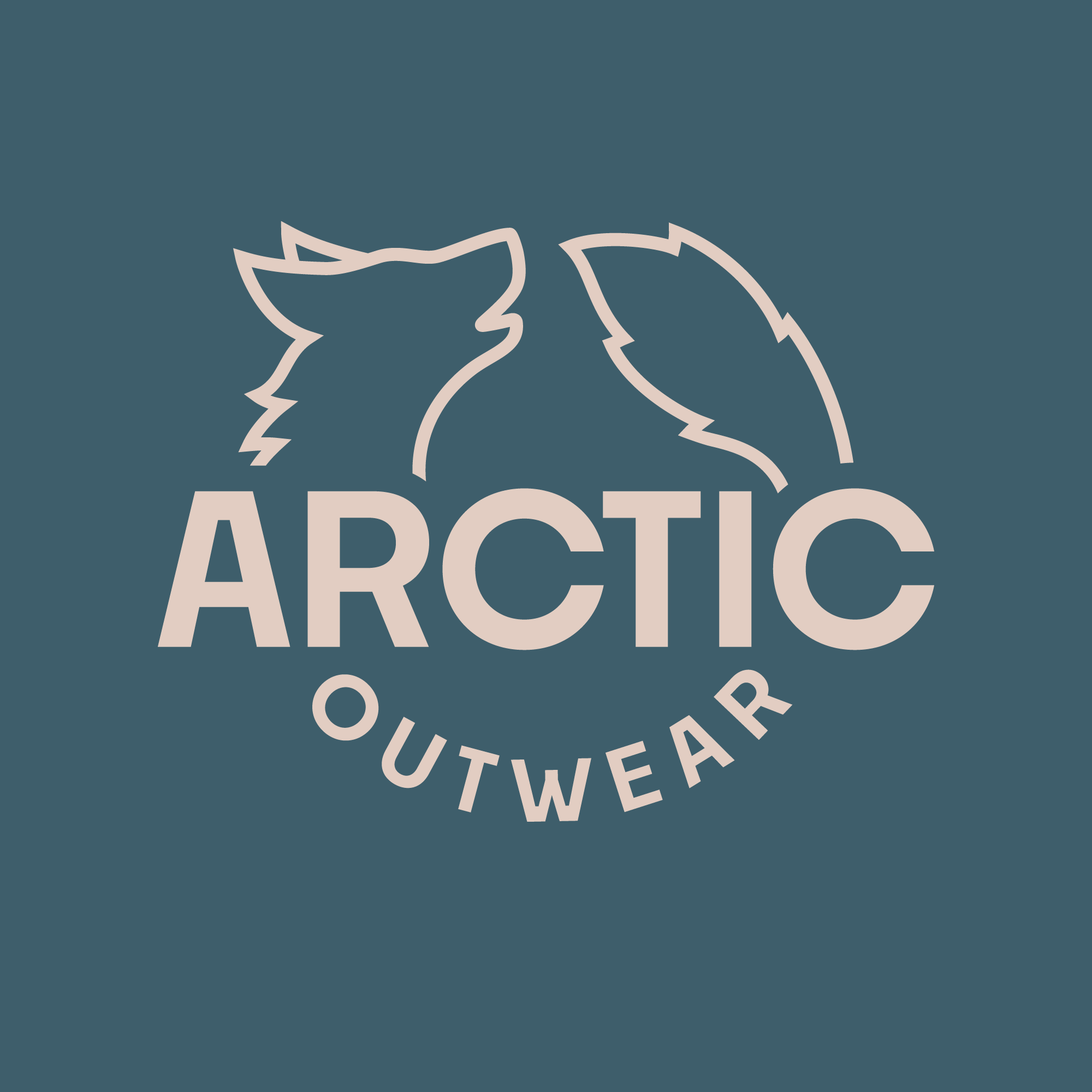 Logo Design // Arctic Outwear branding graphic design logo logo design
