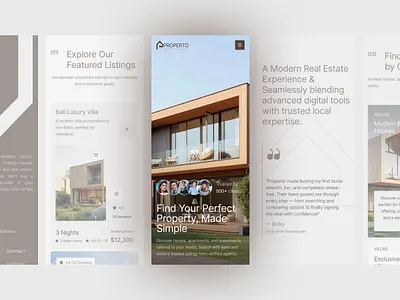 Properto - Property Website Responsive home house mobile mobile design property real estate responsive responsive design ui ui design