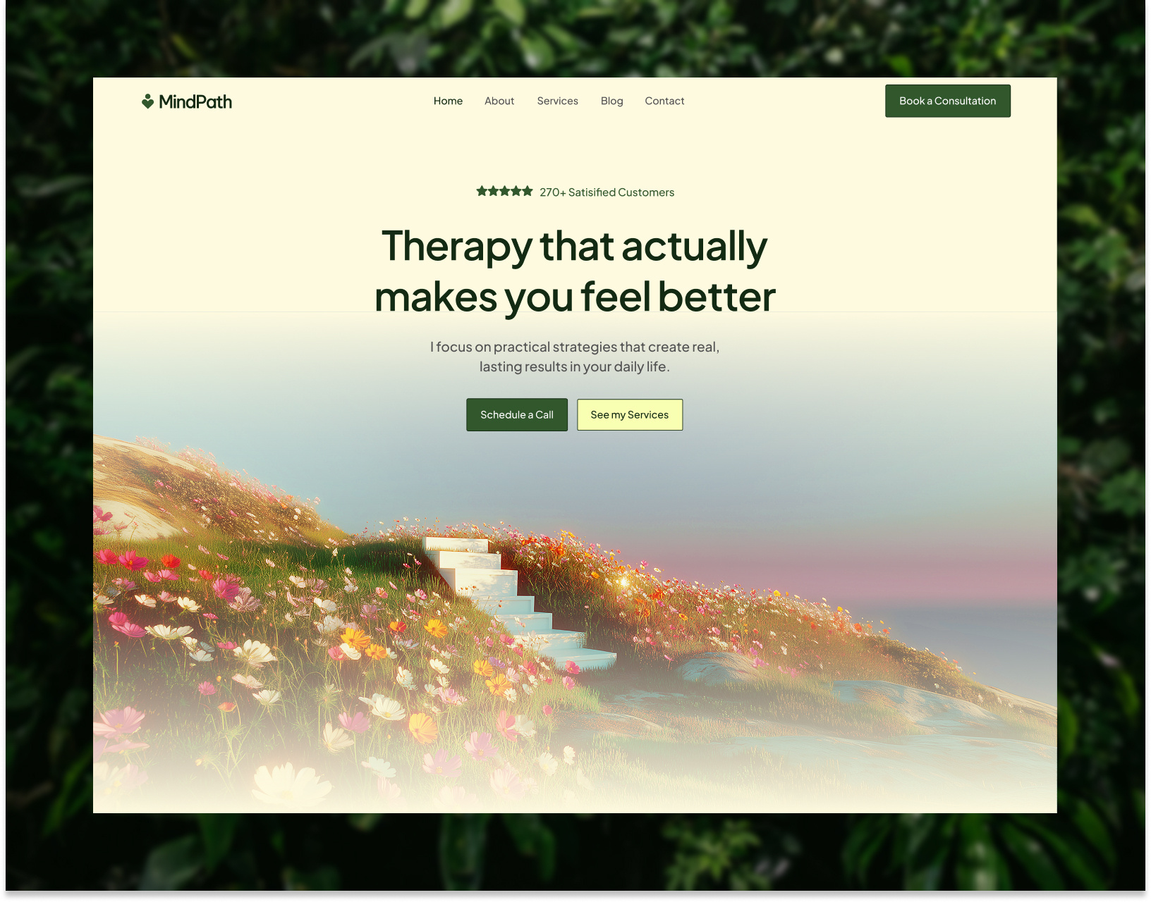 Therapy Website Design - UI/UX bold website design calm website design clean website cold website design design elementor green website healthcare website mental wellness website modern hero section modern website psychotherapist website pyschocologist website therapy website ui unique website design web design web designer website design wordpress