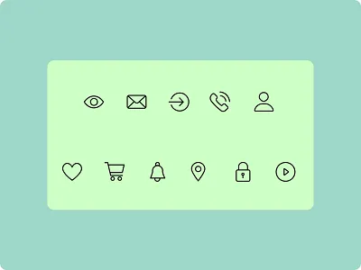 Icon design icon web web design