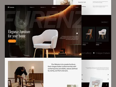 Furniture Store Website Design brand store brand store website design e commerce website ecommerce design furniture store website furniture website landing page store website ui web web design web ui website website design