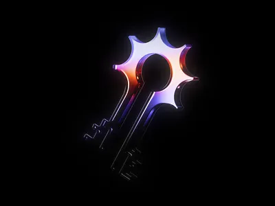 Key Under the Moon 3d 3d animation blender blender3d design illustration isometric isometric illustration