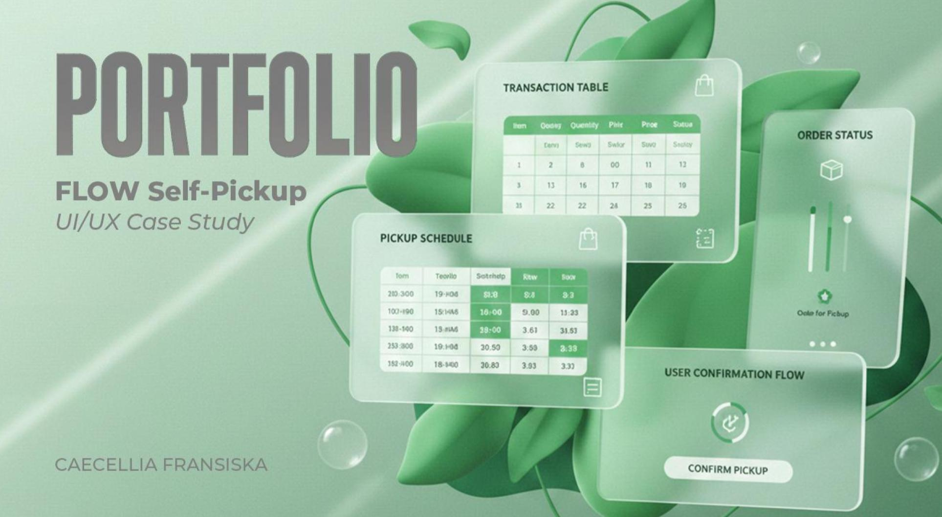 UI/UX Case Study — FLOW Self-Pickup Desktop Transaction Page branding daily ui daily ui 001 design graphic design icon illustration logo ui ui design