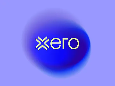 Xero Logotype ai ai logo branding gradient logo logo redesign logotype minimalistic star startup logo tech technology visual identity wordmark x logo