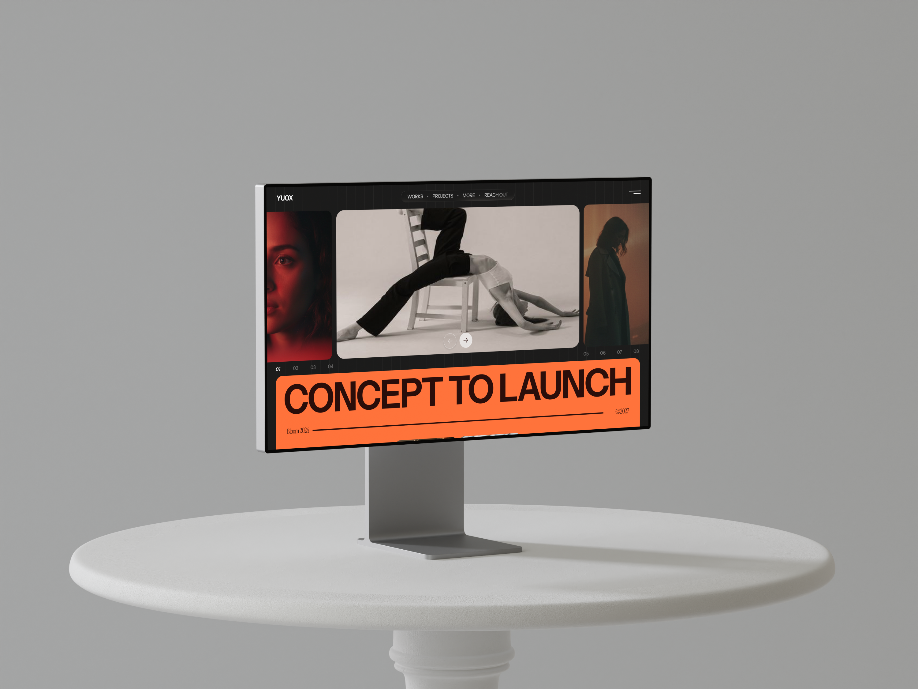 YUOX - Concept to Launch design typography ui uiux ux visual web