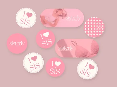 Сorporate identity for a shapewear brand branding graphic design logo