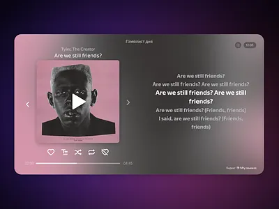 TV Music App design music playlist tv tv app ui ux