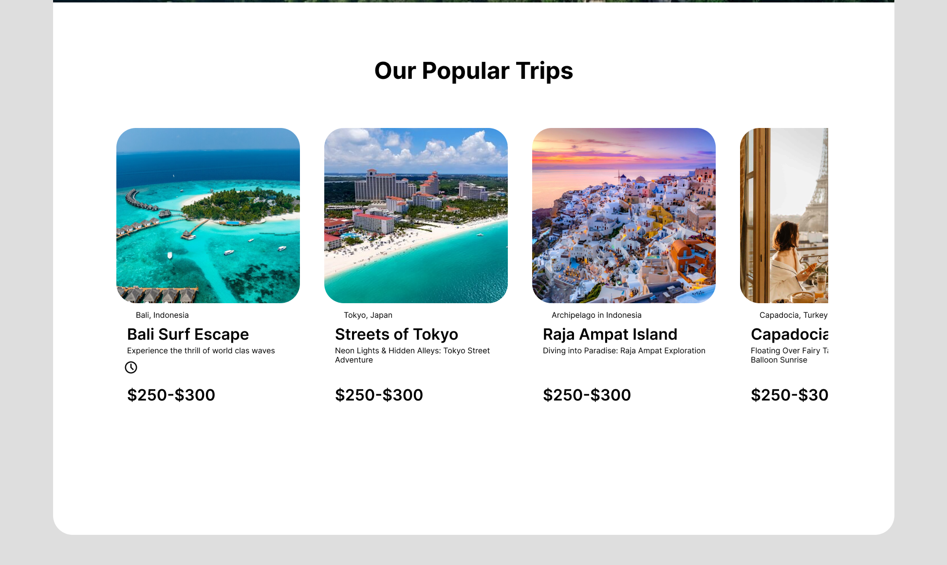 Example of Custom Landing Page Design