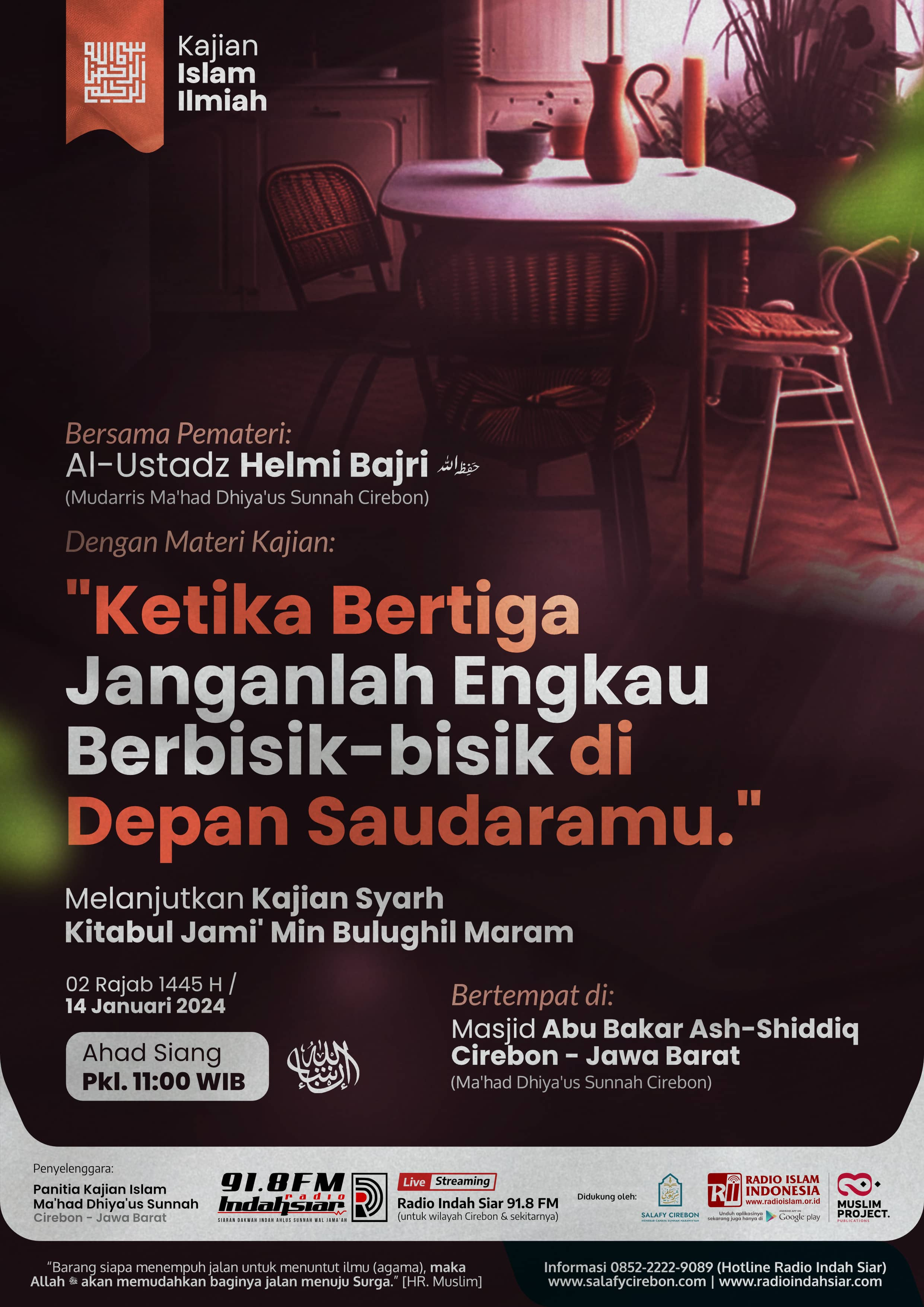 Poster Design: Islamic Studies Cirebon brand identity branding carousel design data visualization design inspiration feed design flyer design graphic design illustration infographic information design instagram design photoshop poster design social media design social media templates typography visual communication visual design visual identity