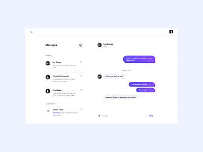 Property Chat Interface bn digital design digital transformation ui