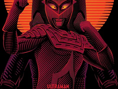 Ultraman 7 art digitalart graphic design illustration popculture thisisvector tvshow ultraman ultraseven vector