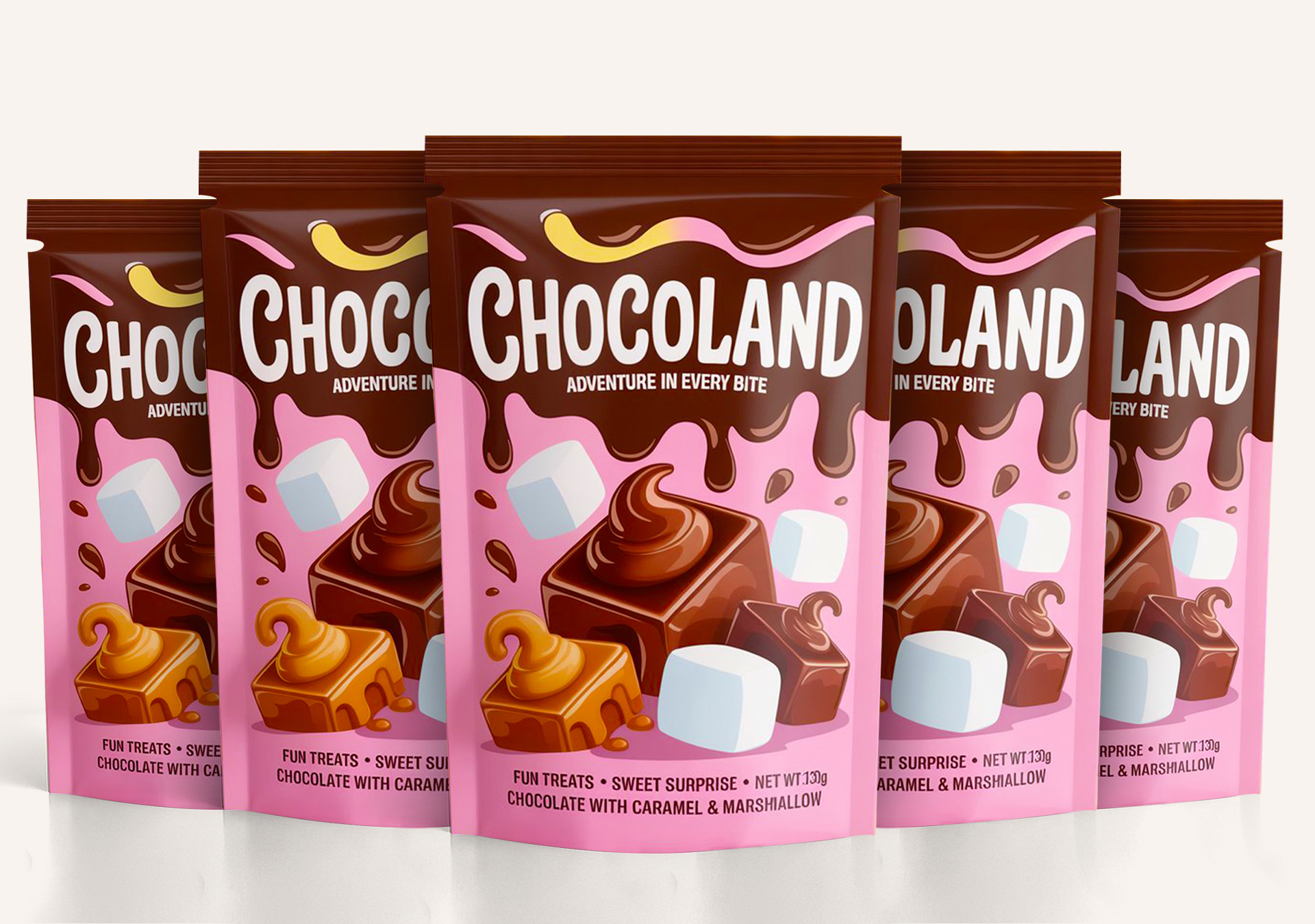 Candy & Chocolate Pouch Packaging & Label Design- Food Packaging attractive pouch candy packaging chocolate chocolate design chocolate label chocolate label design chocolate packaging chocolate packaging design food label design food packaging label label design packaging packaging design pouch design pouch packaging design product design product label product packaging design