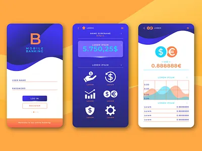 Banking App UI app design
