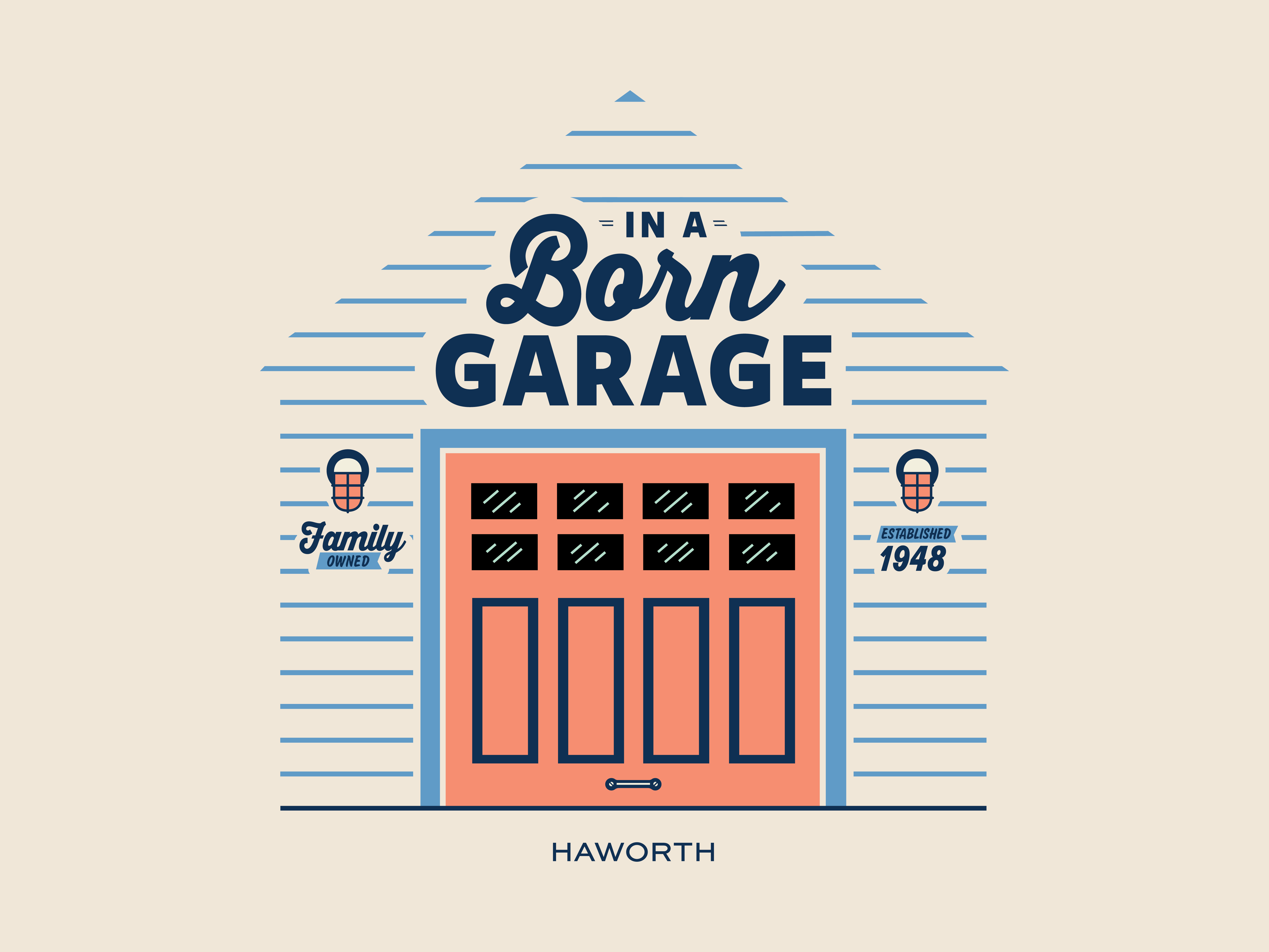 Born in a Garage T-shirt Graphic
