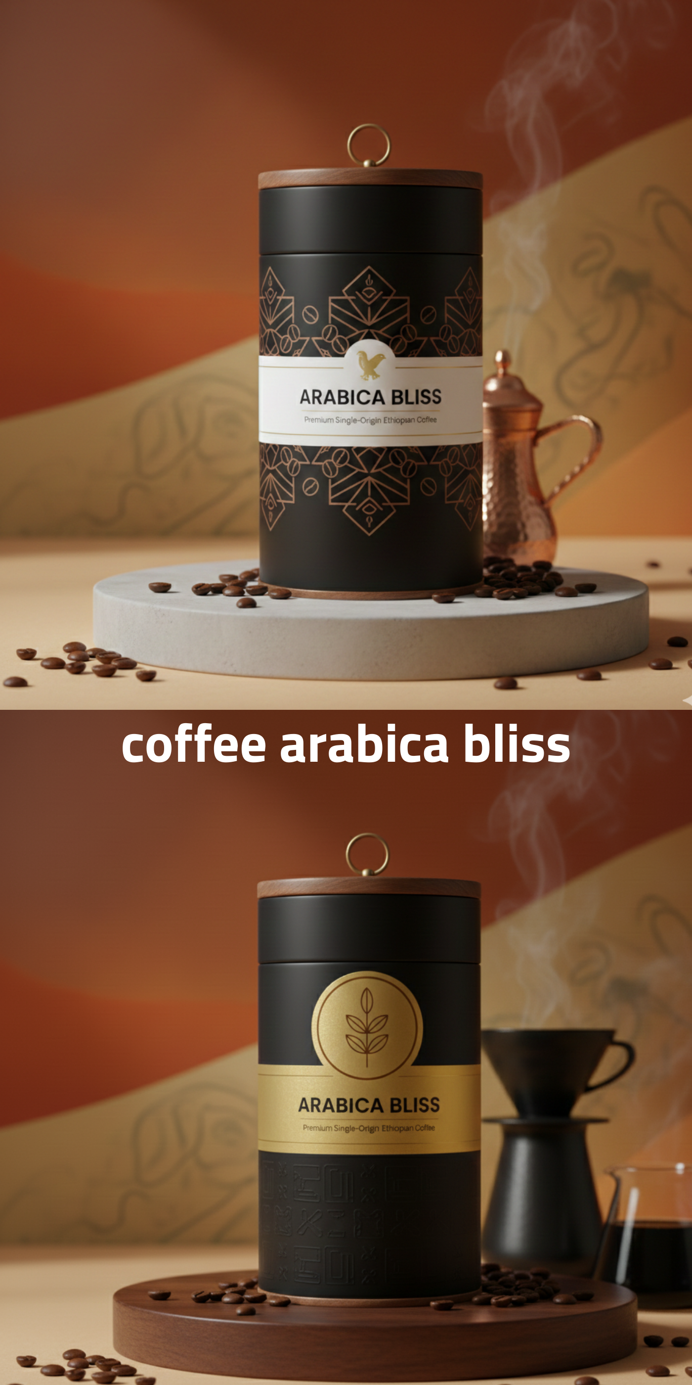 coffee arabica bliss product design arabica coffee behance project brand identity coffee branding coffee concept coffee packaging design coffee product design creative design food and beverage design lifestyle branding logo design luxury branding minimalist design modern packaging packaging mockup premium coffee product visualization specialty coffee typography design visual identity