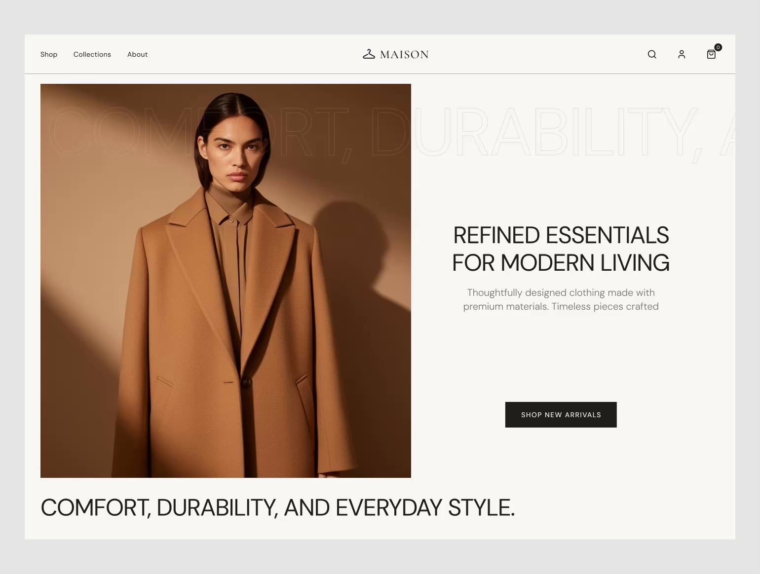 Example of Website UI UX Design