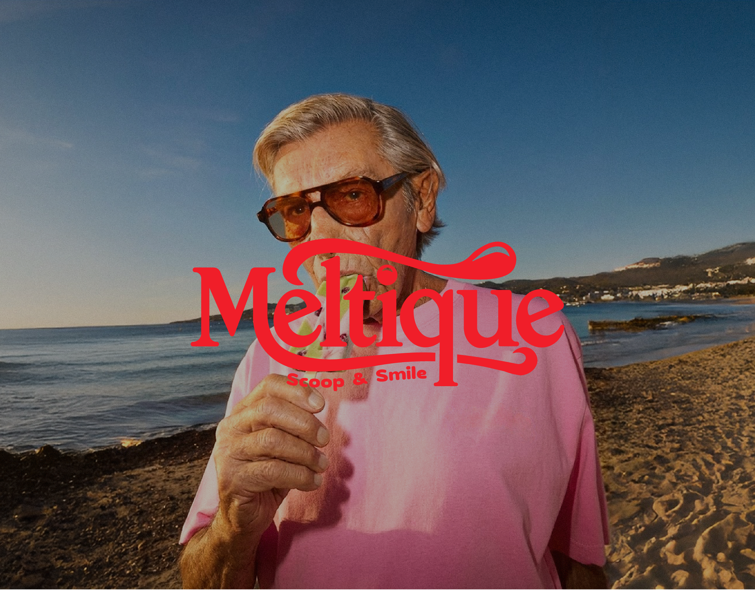 Meltique | Branding brand branding ertikrasniqi graphic design ice cream ice cream shop kosovo logo logo design visual identity