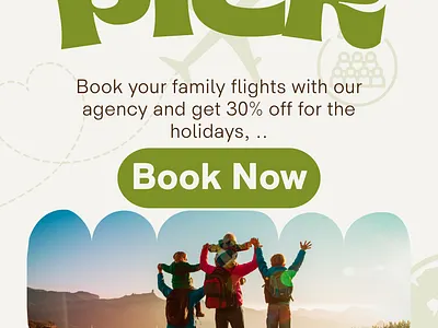 Family Holiday Travel Discount ad business canva content creator content design design digital facebook feed for hire freelancer graphic design hire me holiday insta marketing post social media story travel