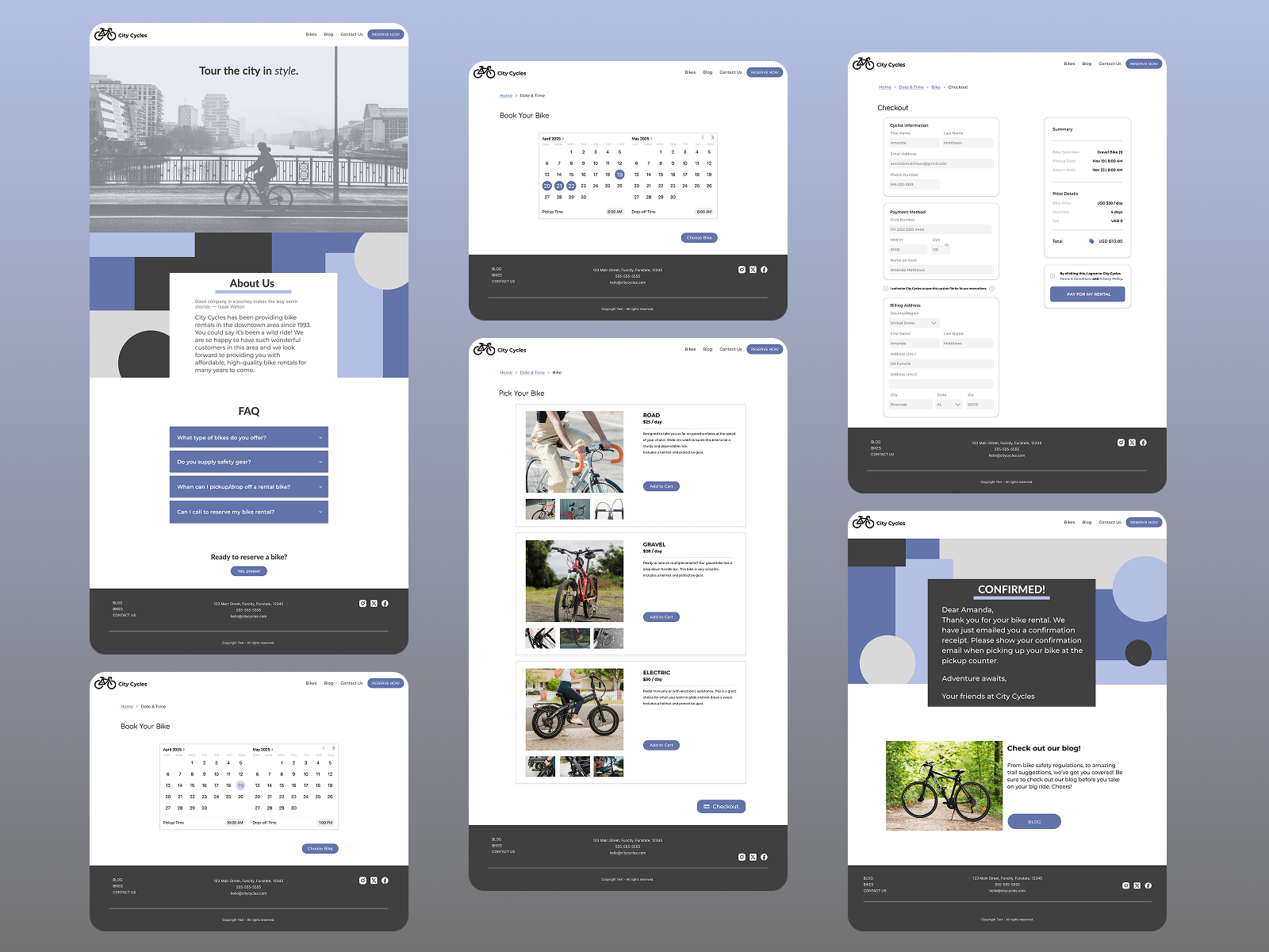 Bike Reservation UI
