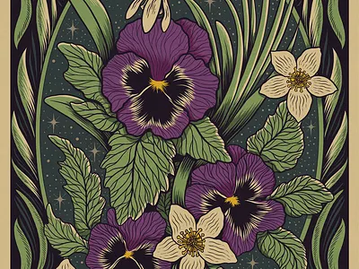 Flowers art digital art drawing floral flowers illustration illustrations wacom