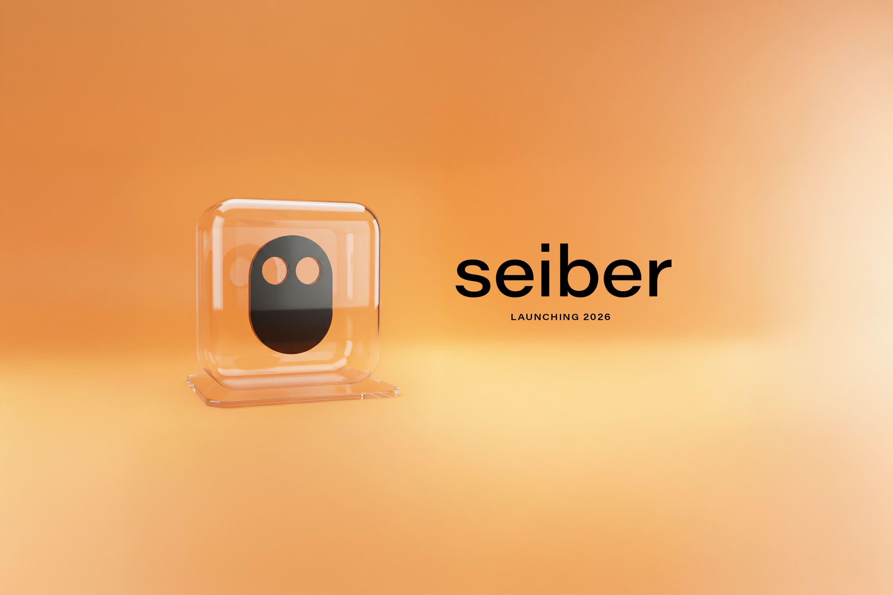 Seiber ai art direction brand branding cyber glass graphic design industry logo new brand orange security