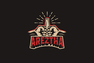 AREZTHA Community branding coffee community customtshirt drink graphic design lettering logo teedesign tshirt tshirt design tshirt logo typography