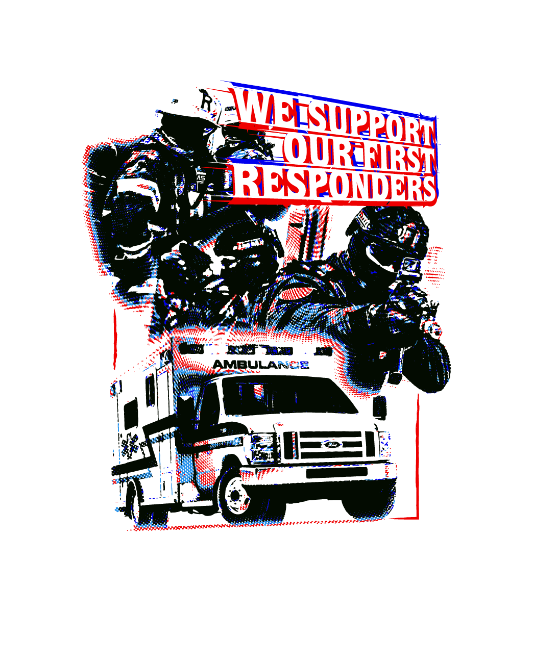 First Responders Tees Artwork artwork brand development design digital design diy first responders illustration inspiration layout and print military tshirts uiux veteran