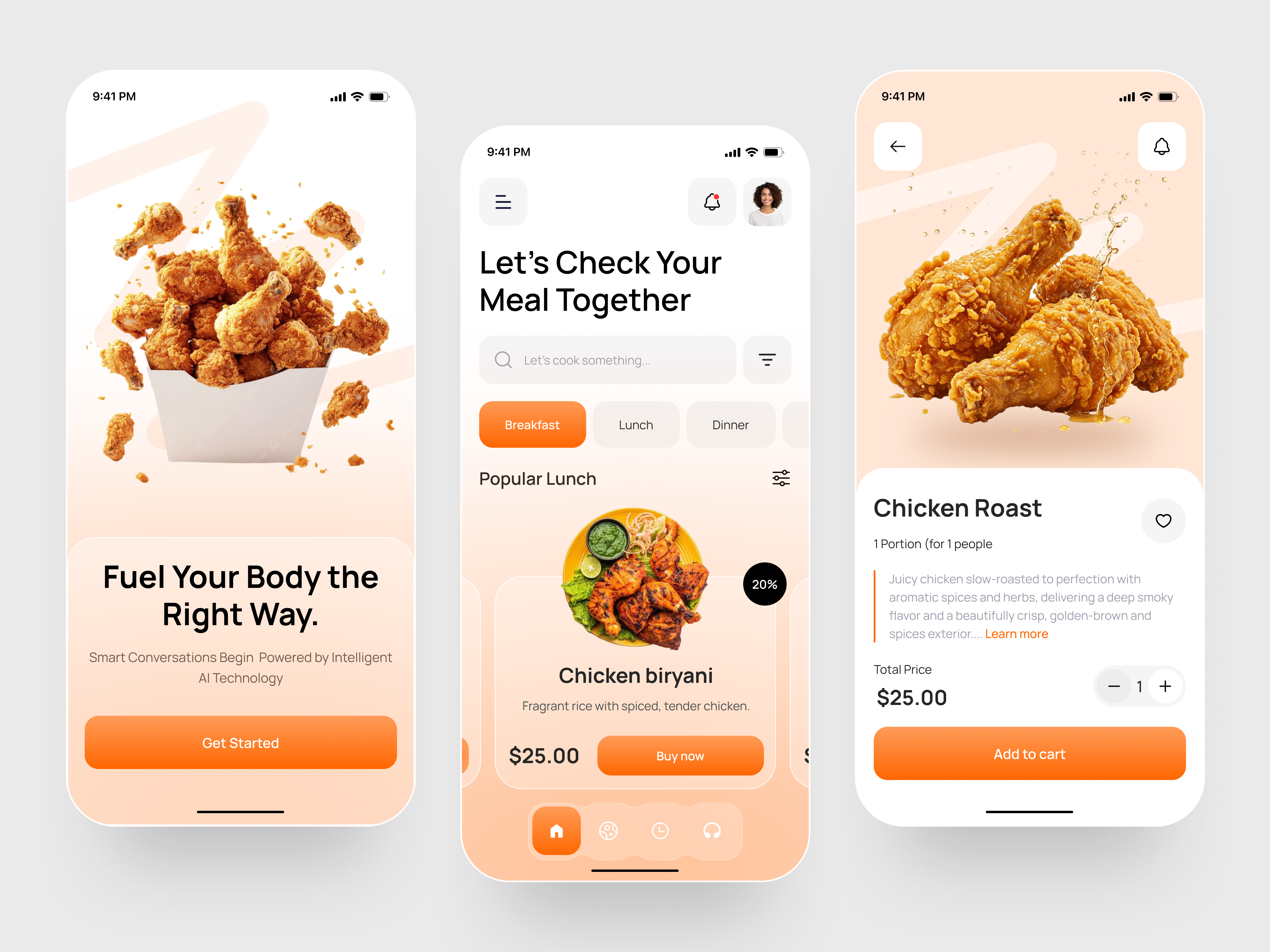 Example of Food Delivery App Design & Development