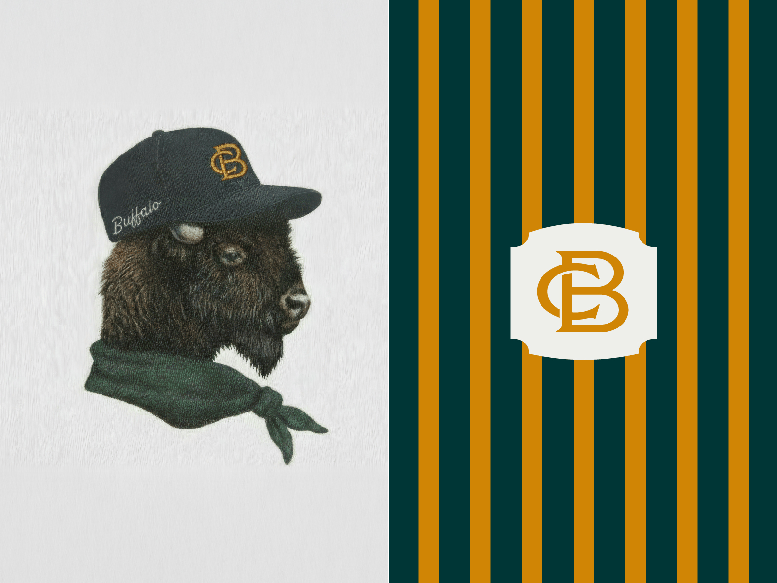 Buffalo Creek Golf Club: Monogram Logo apparel logo brand assets brand identity branding brandmark cap design classic branding crest logo emblem golf branding golf club graphic design heritage branding identity design lifestyle branding logo identity monogram monogram design sports branding visual identity