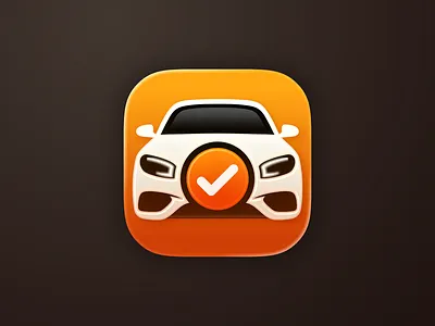 Car Maintenance App Icon Design – MyAutoLog app app icon automotive branding car maintenance tracker icon design ios logo