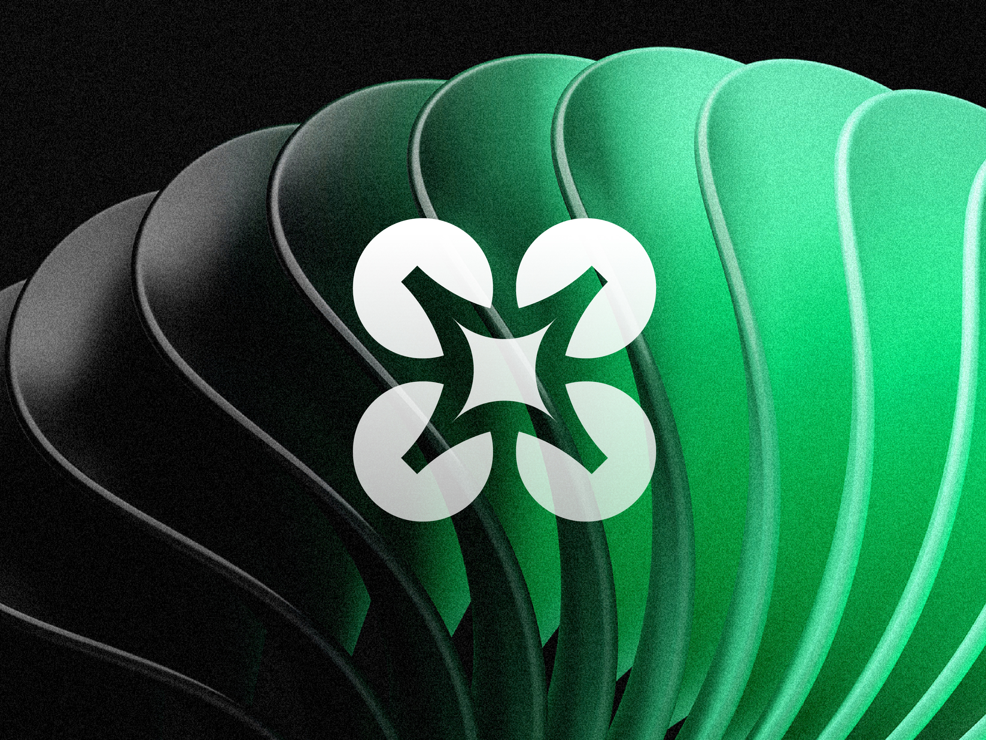 Example of Letter X - Drone - Sparkle Ai Logo Design