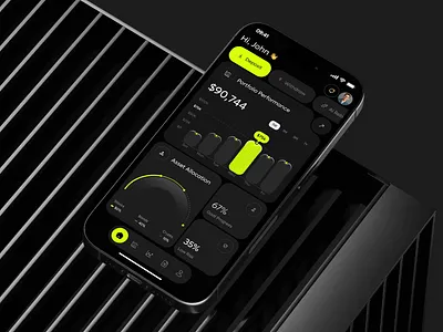 AI Investment Mobile App | Fintech UI UX Design| Animation ai finance app ai financial ai investment app ai powered dashboard artificial intelligence banking finance finance app fintech fintech app ui fintech mobile app design investment investment app design investment intelligence modern investment app ui smart investing
