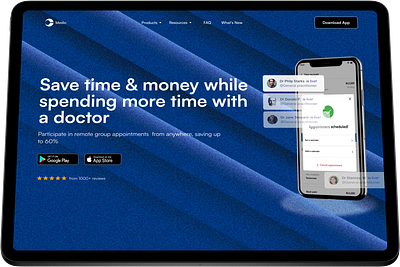 Landing Page For A General Practitioner Product(Hero Section) design health healthcare healthcaredesign healthdesign healthyliving ui ux