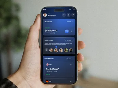 Finance App Responsive app app design banking app finance app mobile app online banking app responsive send money app uiux wallet app