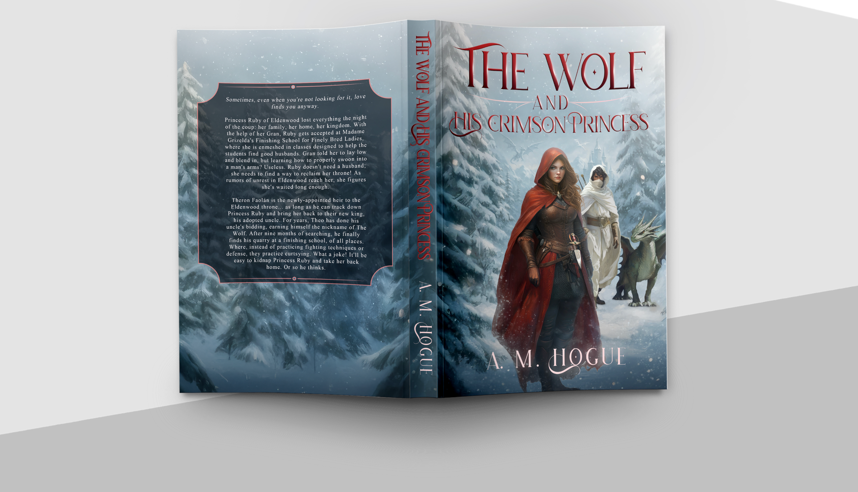 The Wolf by AM Hougue (Book Two of the Series) book book cover book design ebook fantasy book cover fantasy genre fantasy world kdp kindle ebook title design typography