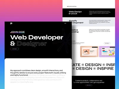 React JS Animated Portfolio Website — UI, Motion & Frontend animation frontend gsap interactiondesign modernui personalportfolio portfolio reactjs uidesign webdesign
