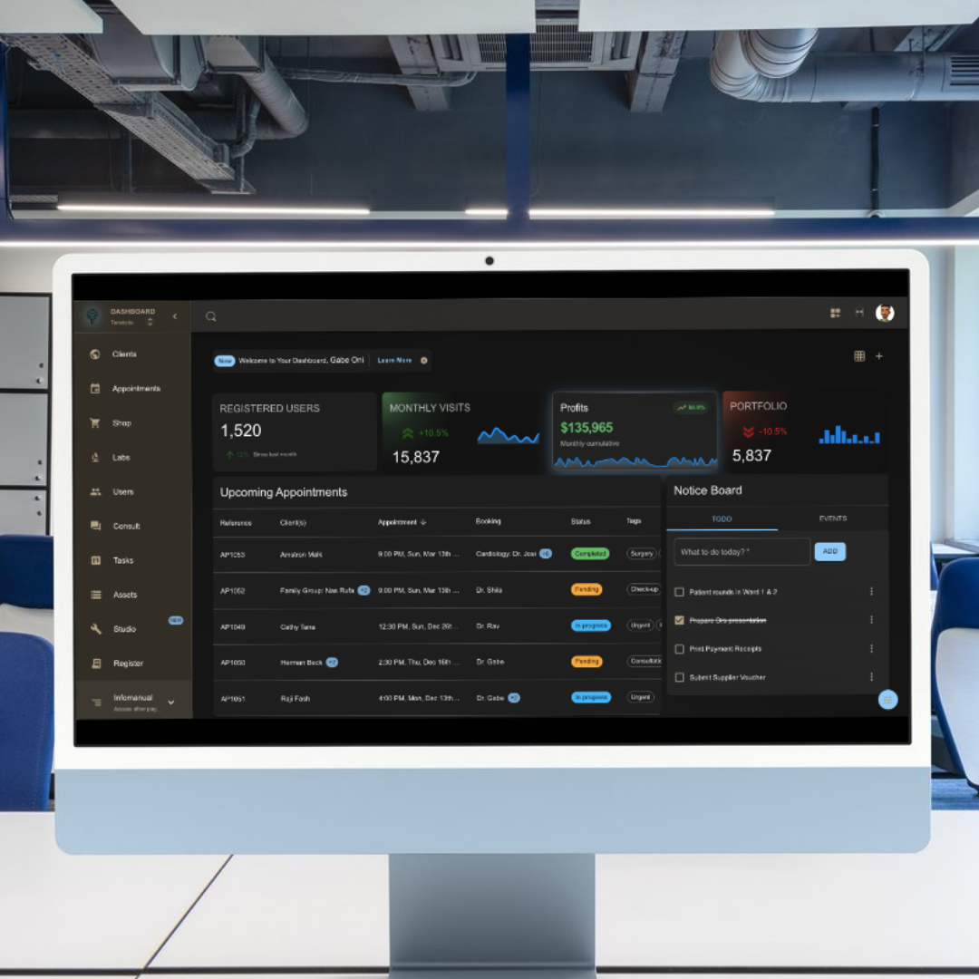 Dashboard UI — Dark Theme for Dynamic Workspaces cross platform dark mode dashboard ui design system modular ui product design saas ui ui ui design ux design web design widget dashboard