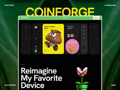 Smart Device Control Website control crypto landing mobile app nft remote smart devices ui ux webapp webste websties